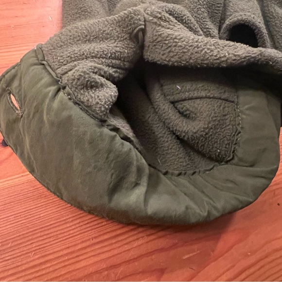 L.L. Bean Vintage Men’s Button Up Fleece Overshirt Army Green XL Tall - Picture 8 of 15